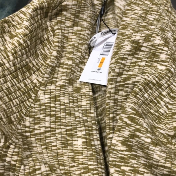 Calvin Klein Jeans Women's Space-Dyed longbCardigan Sweater size small new - Picture 5 of 5